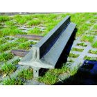 Műanyag kerítéslábazat 196x170 mm, 120 cm, szürke