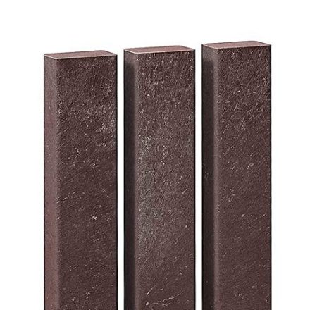 Műanyag kerítésléc, profil 50x30 mm, 200 cm, barna