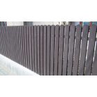 Műanyag kerítésléc 78x21 mm, 80 cm, kerekített végű, szürke