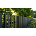 Műanyag kerítésléc 78x21 mm, 60 cm, vállas végű, téglavörös