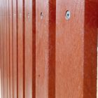 Műanyag kerítésléc 78x21 mm, 118 cm, sík végű, téglavörös