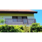 Műanyag kerítésléc 78x21 mm, 78 cm, sík végű, barna