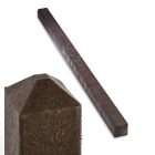 Műanyag profil 50x50 mm, 200 cm, barna