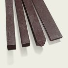 Műanyag profil 60x60 mm, 200 cm, barna