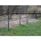 Műanyag oszlop, karó, kör alapú cölöp Ø 80 mm, 160 cm, szürke