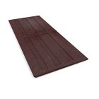 Kerítés lemez, hangfogó, magaságyás és komposztláda elem 1500x800x30 mm, barna