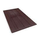 Kerítés lemez, hangfogó, magaságyás és komposztláda elem 2000x800x30 mm, barna