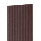 Műanyag bordázott teraszlap, stégburkolat 140x30 mm, 150 cm, szürke