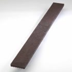 Műanyag bordázott teraszlap, stégburkolat 140x30 mm, 150 cm, barna