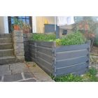 Műanyag komposzt láda 100x100x94 cm, szürke