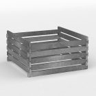 Műanyag komposzt láda 120x120x94 cm, szürke