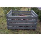 Műanyag komposzt láda 120x100x94 cm, szürke