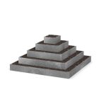 Műanyag földieper, szamóca piramis