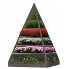 Műanyag fűszer, virág piramis