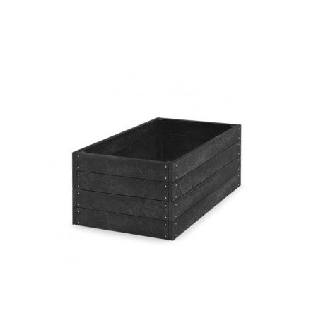 Műanyag magaságyás - Antracit színben - 50x150x53